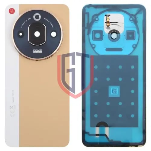 غطاء خلفي جلدي مع لاصق / غطاء عدسة الكاميرا لهاتف...