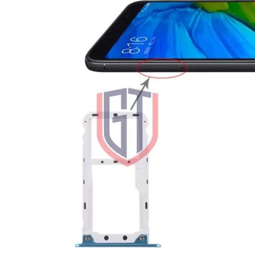 منفذ مدخل بيت الشريحة المزدوج لهاتف شاومي ريدمي 5...