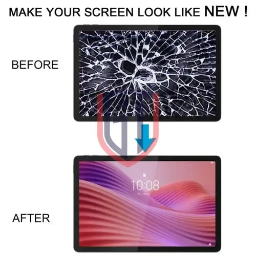 شاشة LCD مع محول رقمي كامل لجهاز Lenovo Tab 10.1 ب...