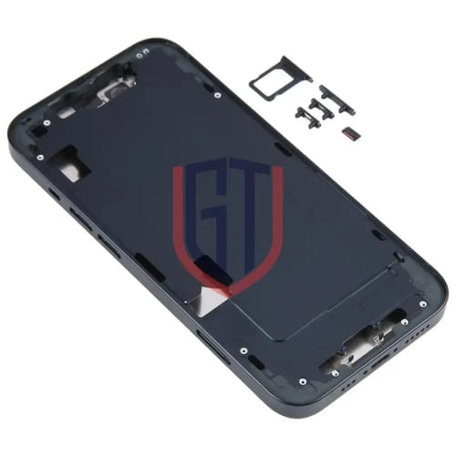 غطاء بطارية خلفي لهاتف iPhone 14 بإطار متوسط / مفا...