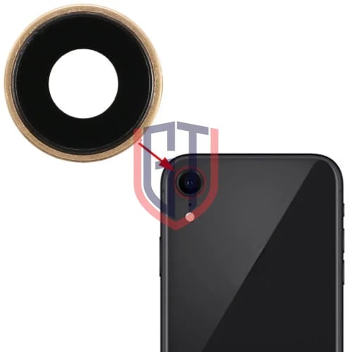 عدسة كاميرا iPhone XR مع حلقة
