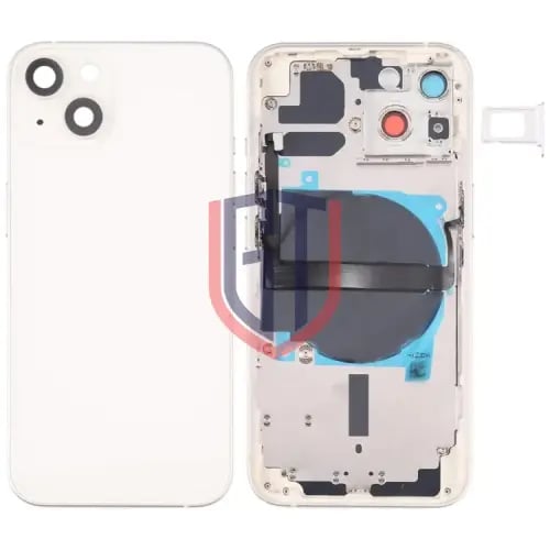 غطاء خلفي لبطارية iPhone 13 مزود بمفاتيح جانبية وص...