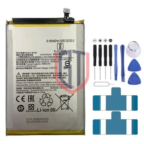 بطارية ليثيوم بوليمر بديلة BN56 بسعة 5000 مللي أمب...