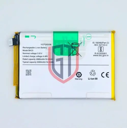 بطارية BA33 5000mAh لهواتف فيفو Y18, Y03, Y28s