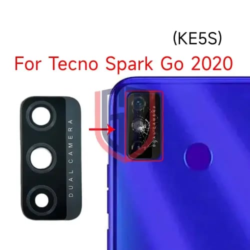 غطاء عدسة الكاميرا لهاتف تكنو سبارك جو 2020