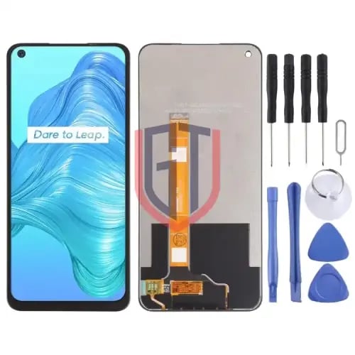شاشة LCD ومحول رقمي كامل الجمعية ل OPPO Realme V5...
