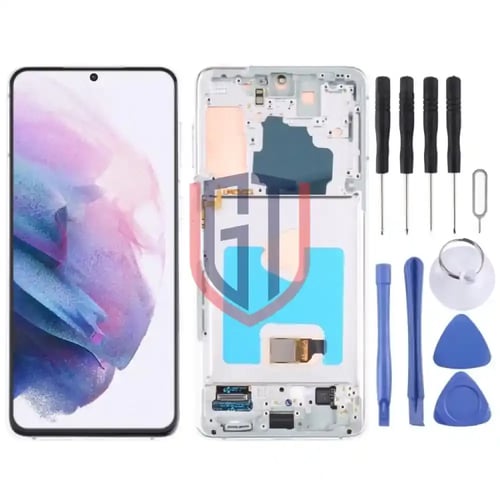 شاشة LCD أصلية لجوال Samsung Galaxy S21 بلس 5G SM-...