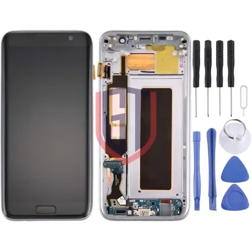 شاشة LCD أصلية مع إطار ولوحة مدخل منفذ الشحن الاصل...