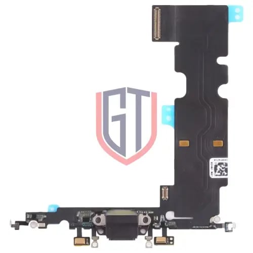 منفذ شحن مرن لجهاز iPhone 8 Plus (أسود)