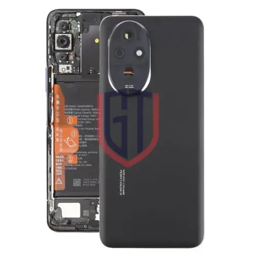 غطاء البطارية الخلفي الأصلي لهاتف Honor 200 مع غطا...