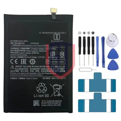 بطارية ليثيوم بوليمر بديلة BN62 بسعة 6000 مللي أمب...