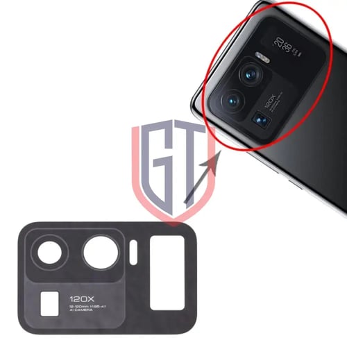 عدسة الكاميرا الخلفية لهاتف Xiaomi Mi 11 Ultra M21...