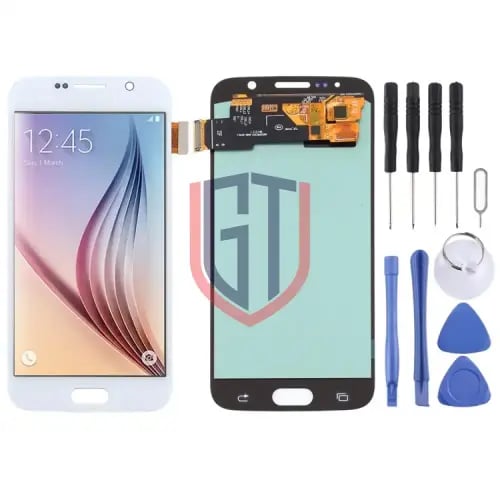 شاشة OLED LCD لهاتف Samsung Galaxy S6