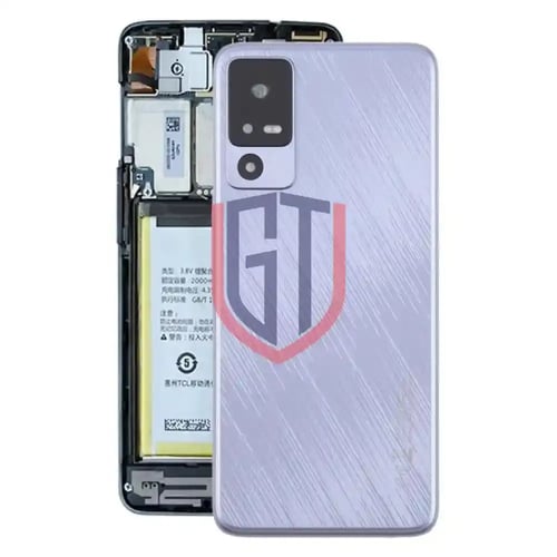 غطاء خلفي أصلي مع غطاء عدسة الكاميرا لجهاز TCL 40...