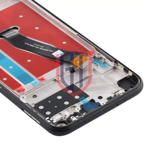 شاشة LCD لهاتف Huawei Y7p (2020) مع إطار (أسود)