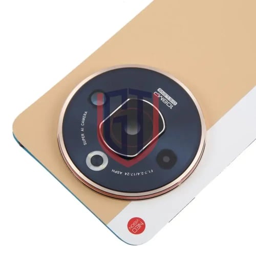 غطاء خلفي جلدي مع لاصق / غطاء عدسة الكاميرا لهاتف...