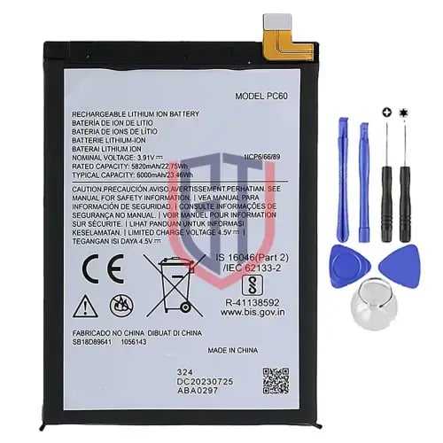 Moto G54 5G Battery - 6000mAh Replacement Battery...