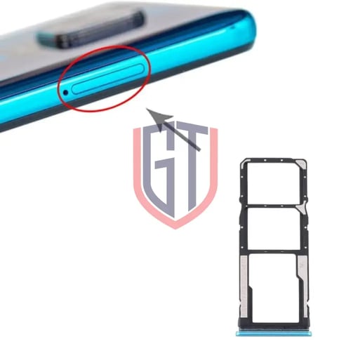 منفذ مدخل بيت الشريحة لهاتف شاومي ريدمي نوت 9S / ر...