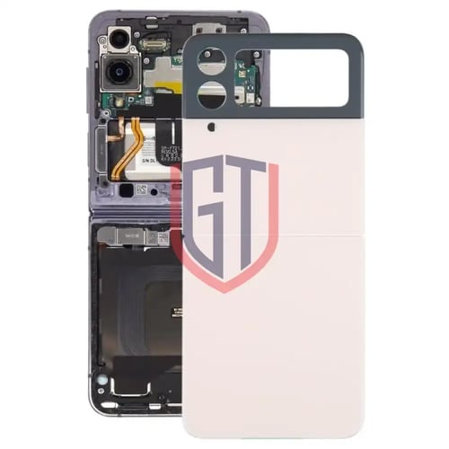 غطاء خلفي للبطارية مع غطاء عدسة اكاميرا لهاتف Sams...