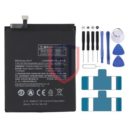 بطارية BN31 لهاتف شاومي Mi 5X/نوت 5A