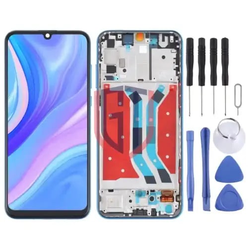 شاشة LCD لهاتف Huawei Y8p محول رقمي تجميع كامل مع...