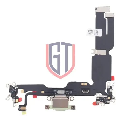 منفذ شحن مرن لجهاز iPhone 15 Plus (أخضر)