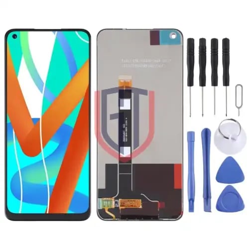 شاشة LCD أصلية ومحول رقمي كامل ل OPPO Realme V13 5...