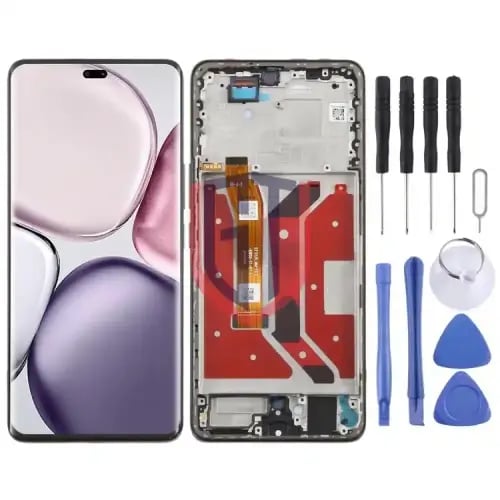 شاشة Honor X9c LCD أصلية بإطار - أسود