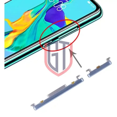 زر التشغيل وزر التحكم في مستوى الصوت لهاتف Huawei...