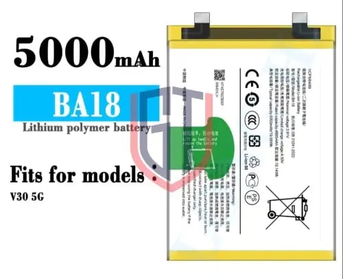 VIVO V30 5G Battery - BA18 5000mAh - بطارية فيفو V...