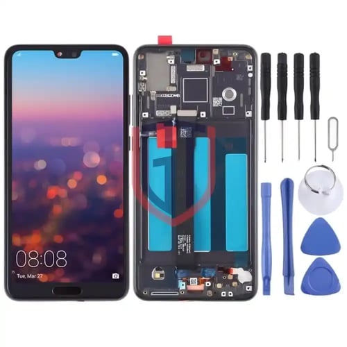 شاشة LCD لهاتف Huawei P20 مع إطار