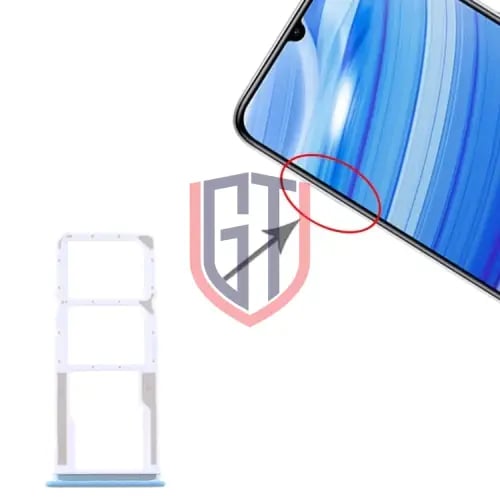 منفذ مدخل بيت الشريحة لهاتف شاومي ريدمي 10X 4G / ر...