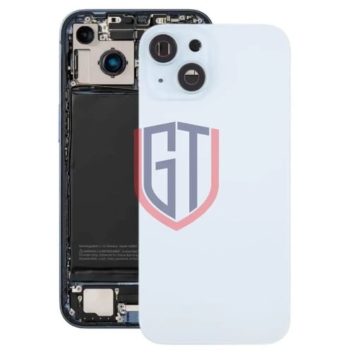 غطاء خلفي للبطارية لجهاز iPhone 15 مع غطاء لعدسة ا...