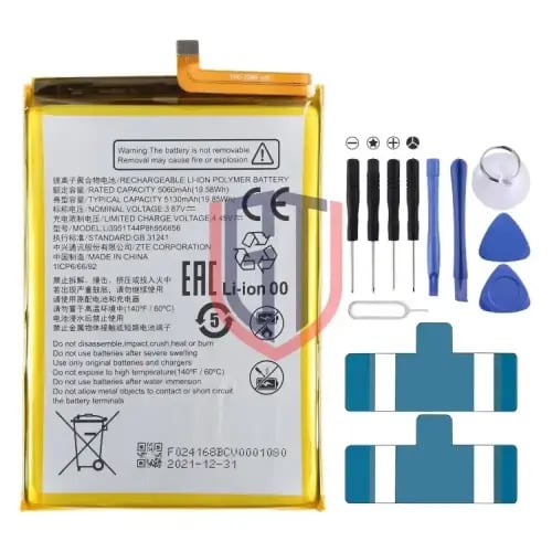 لاستبدال بطارية ZTE Blade V40 5G 5060mAh li3951T44...