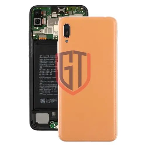 غطاء خلفي للبطارية لهاتف هواوي Y6 Pro (2019)(قهوة)