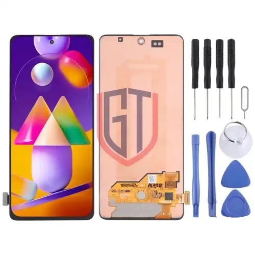 شاشة LCD OLED أصلية لهاتف Samsung Galaxy M31S SM-M...