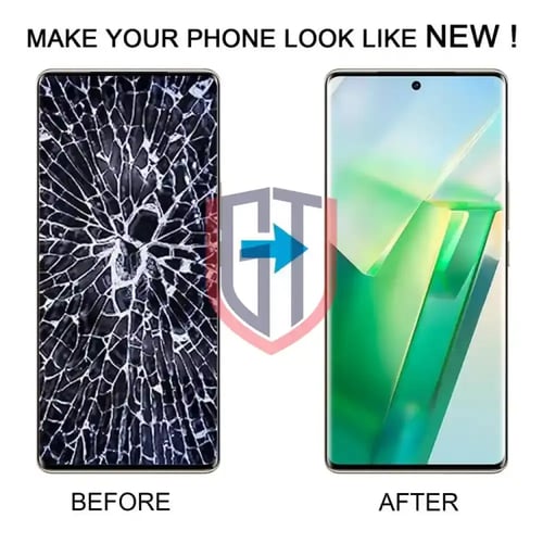 شاشة OLED LCD لهاتف VIVO T2 Pro 5G مع خاصية التعرف...