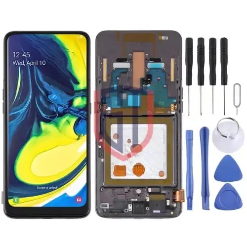 شاشة بديل لجوال Samsung Galaxy A80 مع محول رقمي كا...