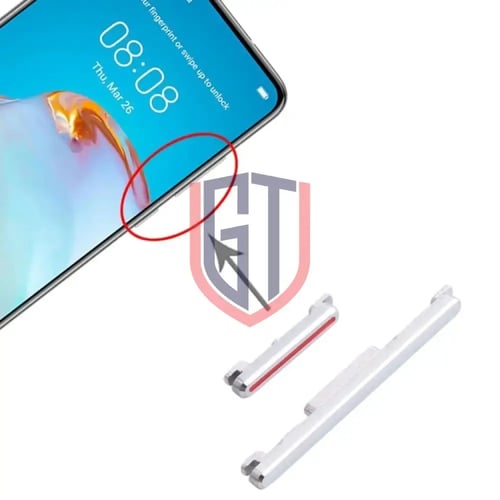 زر التشغيل وزر التحكم في مستوى الصوت لهاتف Huawei...