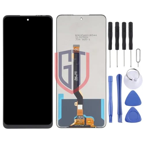 شاشة LCD ومحول رقمي كامل التجميع لهاتف Infinix Not...