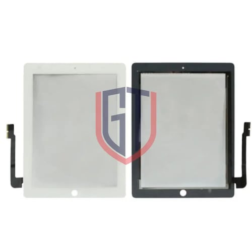 لوحة لمس لجهاز iPad الجديد (iPad 3) / iPad 4، أبيض