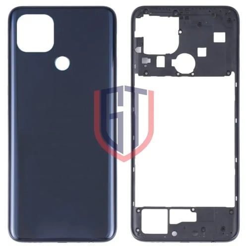 ل OPPO A15 / A15S / A35 غطاء بطارية خلفي بإطار متو...