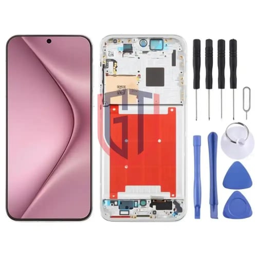 شاشة LCD أصلية لهاتف Huawei Pura 70 مع إطار