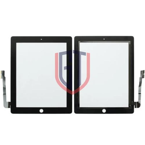 لوحة لمس لجهاز iPad الجديد (iPad 3) / iPad 4، أبيض