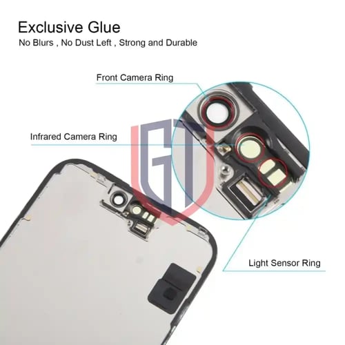 شاشة LCD أصلية لجهاز iPhone 15