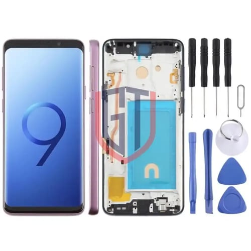 شاشة LCD TFT كاملة مع إطار لهاتف سامسونج جالاكسي S...