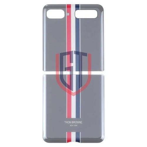 غطاء خلفي زجاجي للبطارية لهاتف Samsung Galaxy Z Fl...