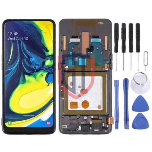 شاشة بديل لجوال Samsung Galaxy A80 مع محول رقمي كا...