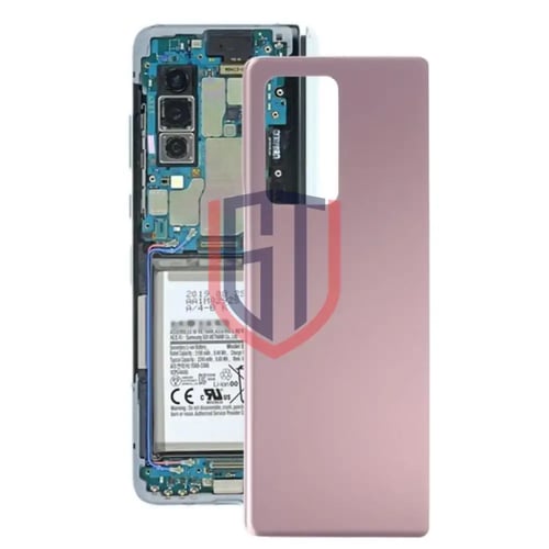 غطاء خلفي زجاجي للبطارية لهاتف Samsung Galaxy Z Fo...