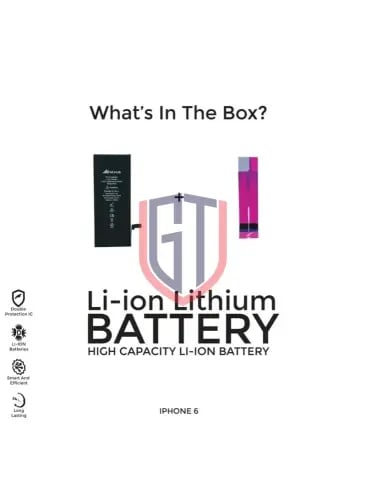 بطارية ايفون 6 ليثيوم ايون عالية السعة و الجودة مع...